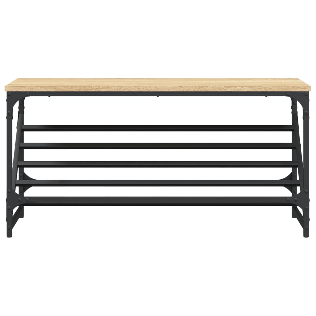skoreol 90x30x45 cm konstrueret træ sonoma-eg