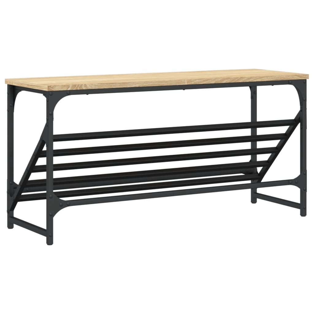 skoreol 90x30x45 cm konstrueret træ sonoma-eg