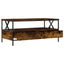 sofabord 100x51x44 cm konstrueret træ røget egetræsfarve