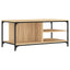sofabord 100x50x45 cm konstrueret træ sonoma-eg