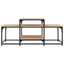 sofabord 102x60x45 cm konstrueret træ sonoma-eg