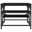 sofabord 100x49x40 cm konstrueret træ sort