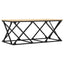 sofabord 100x49x40 cm konstrueret træ sonoma-eg