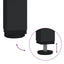 konsolbord 100x39x78,5 cm konstrueret træ røget egetræsfarve