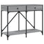 konsolbord 100x39x78,5 cm konstrueret træ grå sonoma-eg