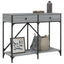 konsolbord 100x39x78,5 cm konstrueret træ grå sonoma-eg