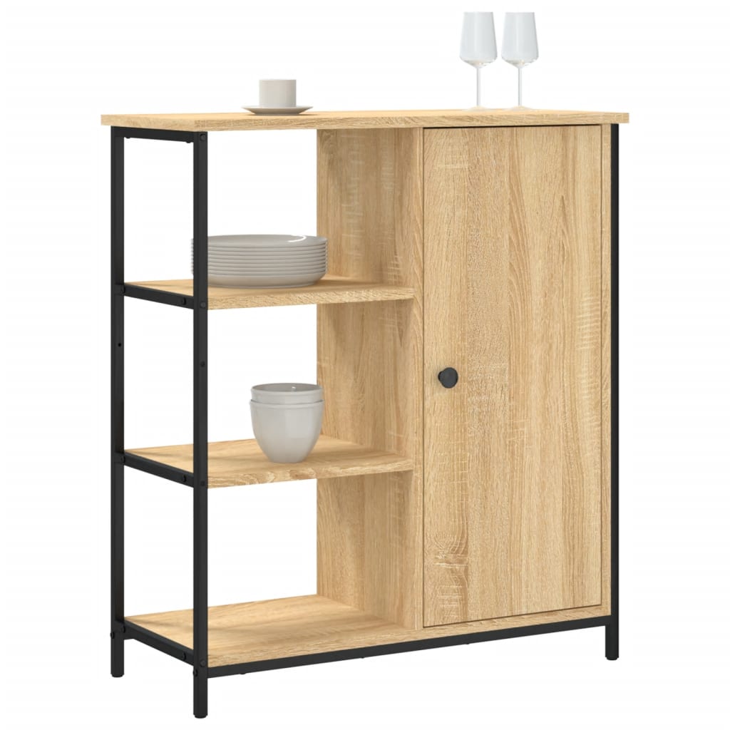 skænk Sonoma eg 70x30x80 cm konstrueret træ
