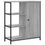 skænk 70x30x80 cm konstrueret træ grå sonoma-eg