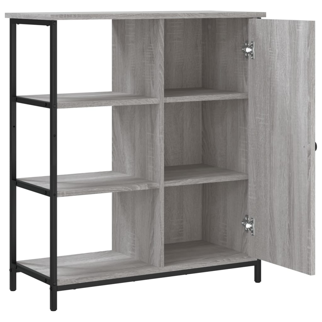skænk 70x30x80 cm konstrueret træ grå sonoma-eg