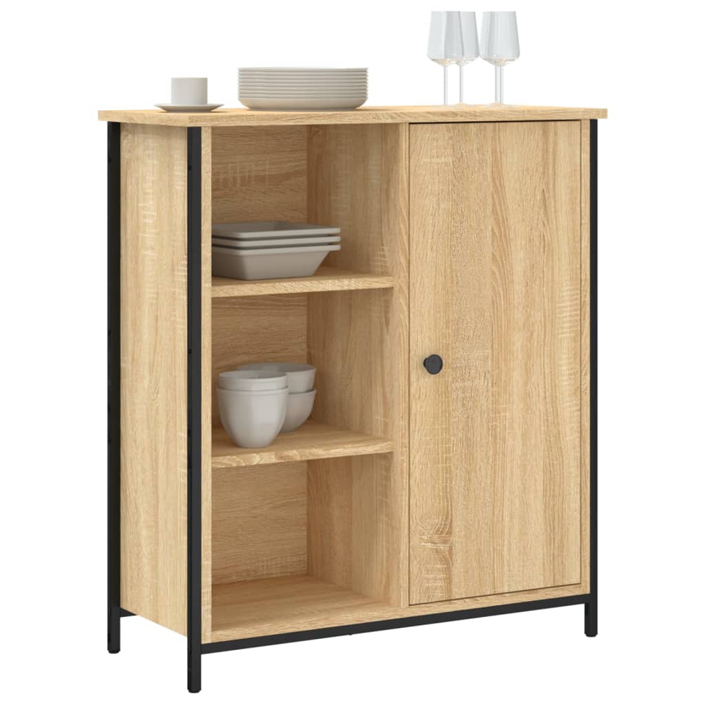 skænk 70x30x80 cm konstrueret træ sonoma-eg