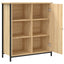 skænk 70x30x80 cm konstrueret træ sonoma-eg