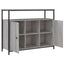 skænk 100x35x80 cm konstrueret træ grå sonoma-eg