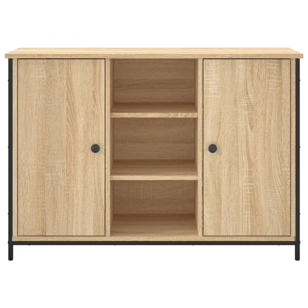 skænk 100x35x70 cm konstrueret træ sonoma-eg