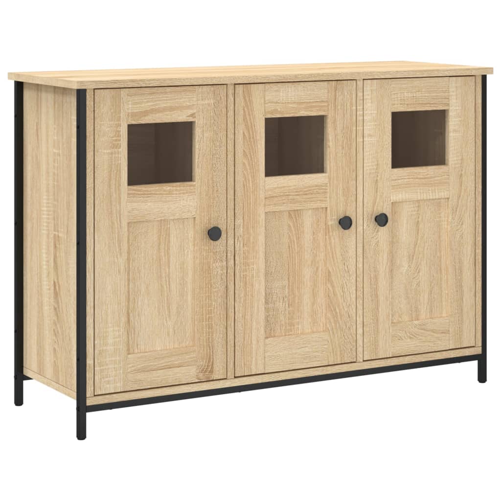 skænk 100x35x70 cm konstrueret træ sonoma-eg