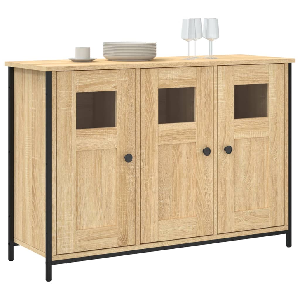 skænk 100x35x70 cm konstrueret træ sonoma-eg