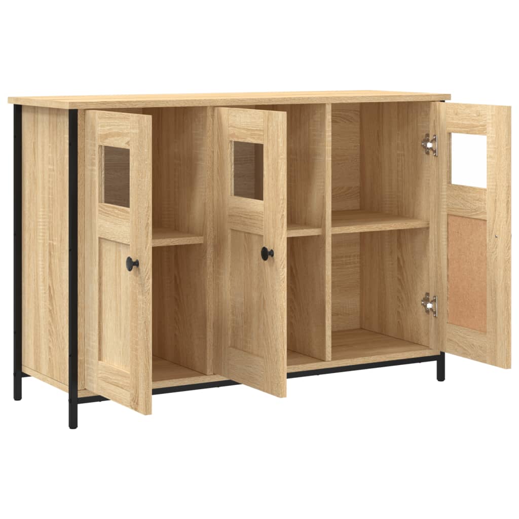 skænk 100x35x70 cm konstrueret træ sonoma-eg
