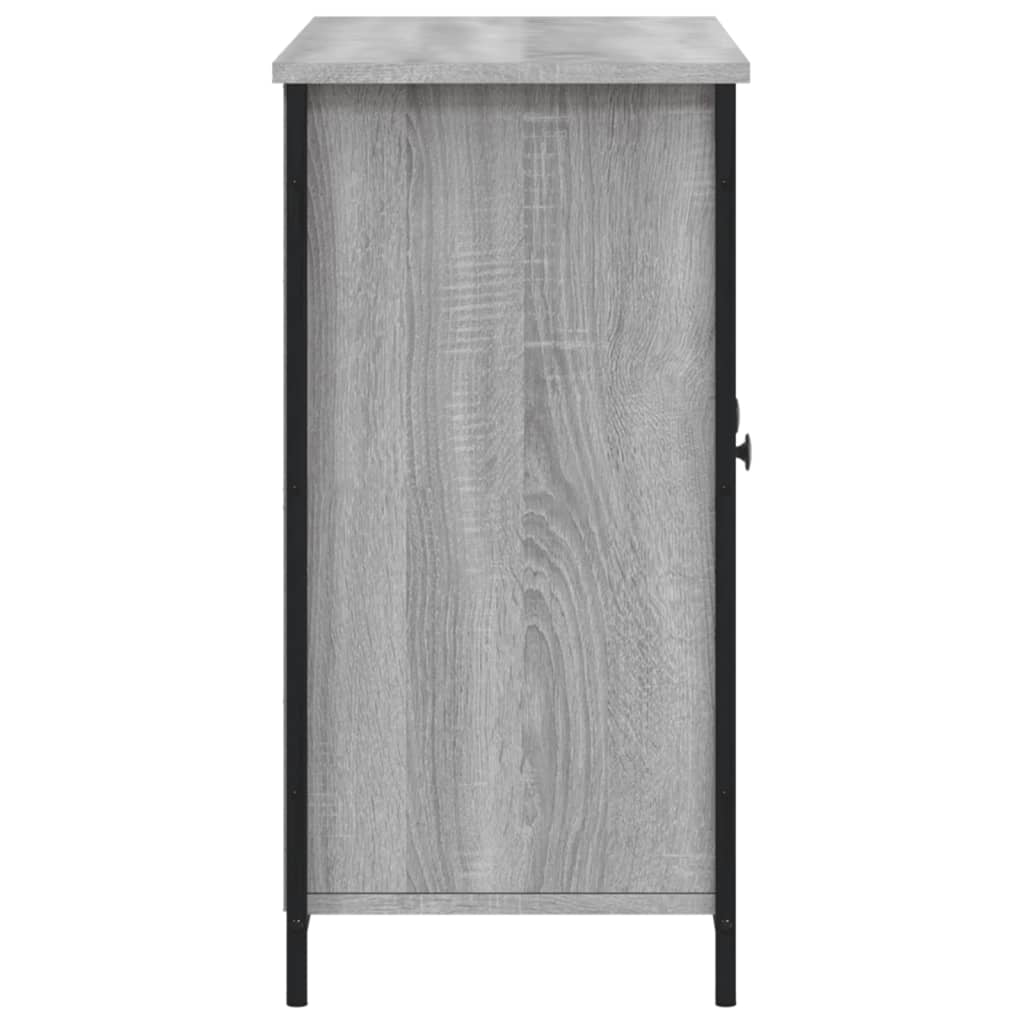 skænk 100x35x70 cm konstrueret træ grå sonoma-eg