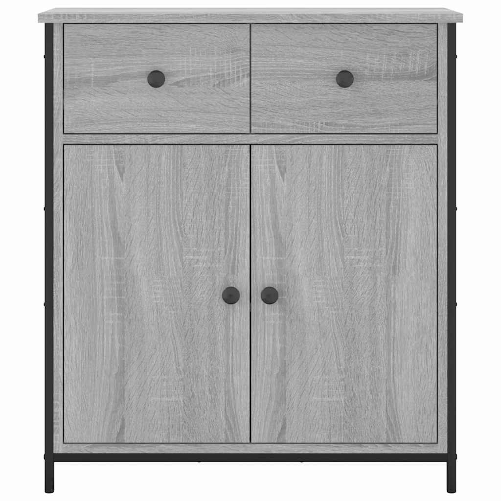 skænk 70x30x80 cm konstrueret træ grå sonoma-eg