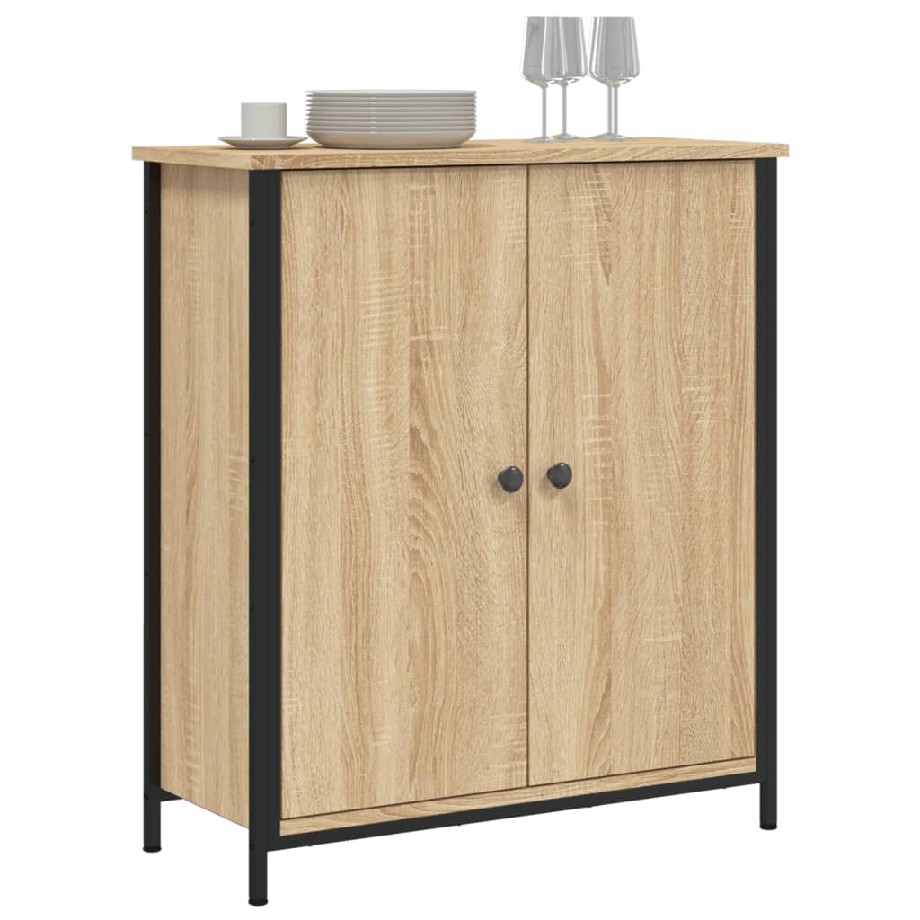 skænk 70x30x80 cm konstrueret træ sonoma-eg