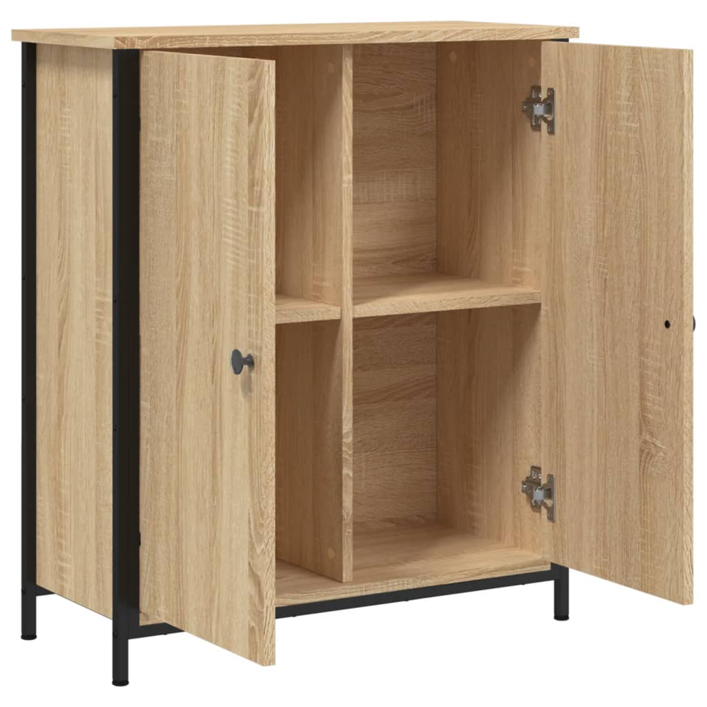 skænk 70x30x80 cm konstrueret træ sonoma-eg