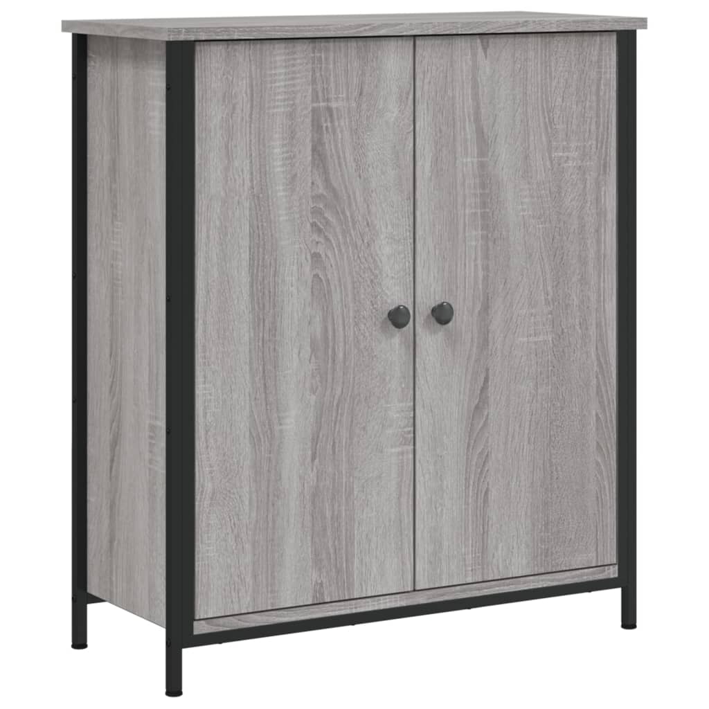 skænk 70x30x80 cm konstrueret træ grå sonoma-eg
