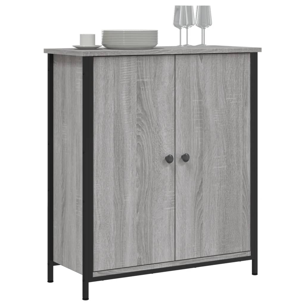 skænk 70x30x80 cm konstrueret træ grå sonoma-eg