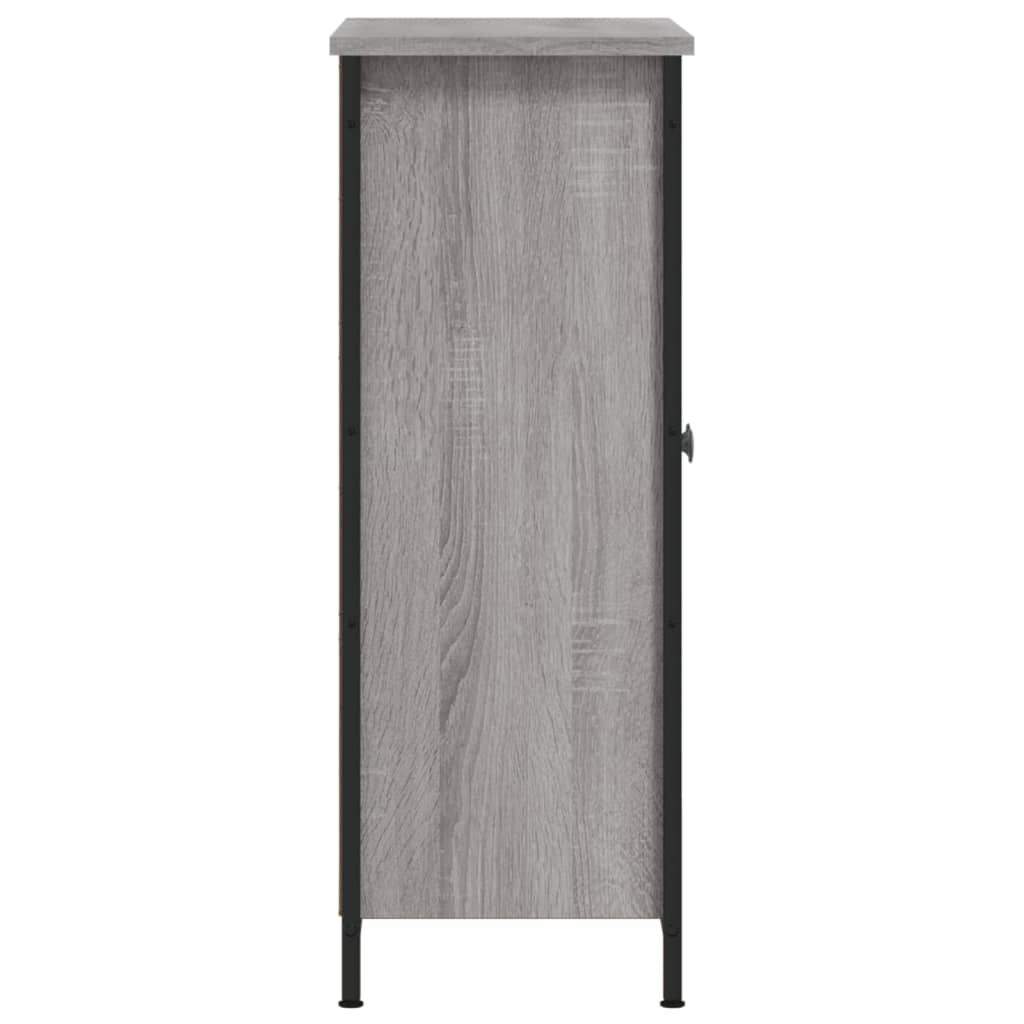 skænk 70x30x80 cm konstrueret træ grå sonoma-eg