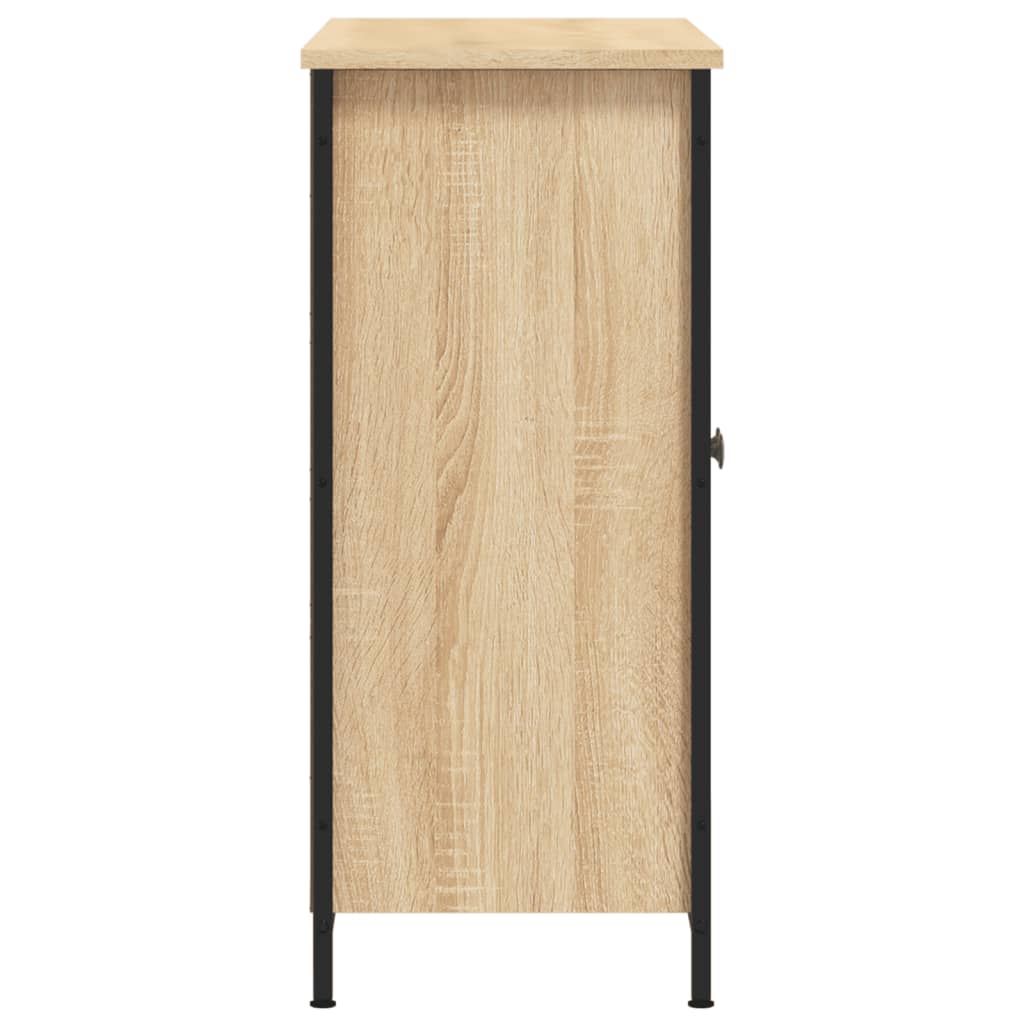 skænk 100x33x75 cm konstrueret træ sonoma-eg