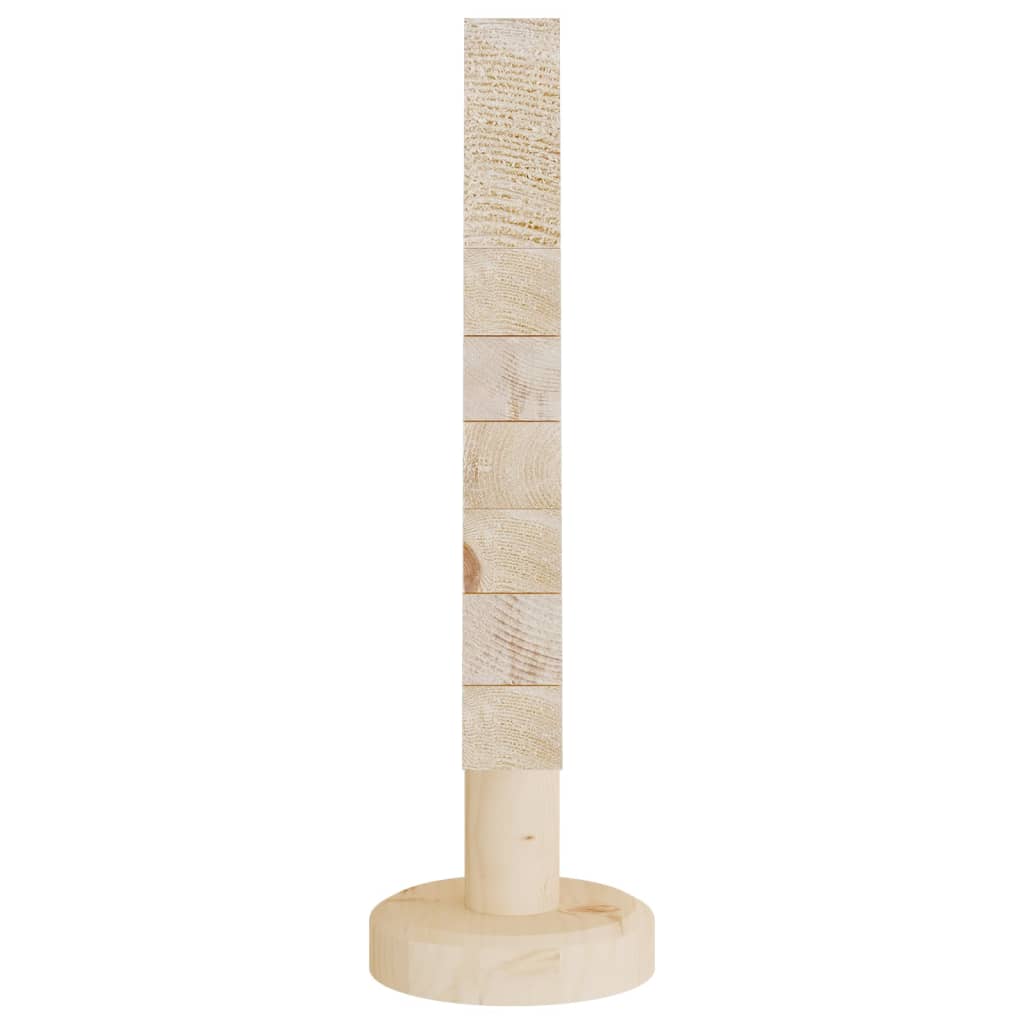 dekorative juletræer 2 stk. 30 cm massivt fyrretræ