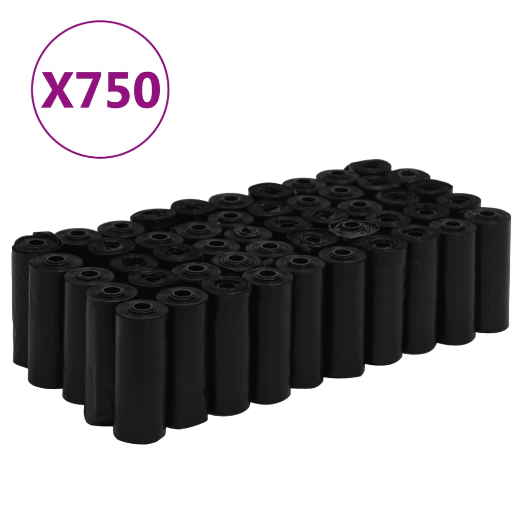 hundeposer 750 stk. 30x20 cm PE sort