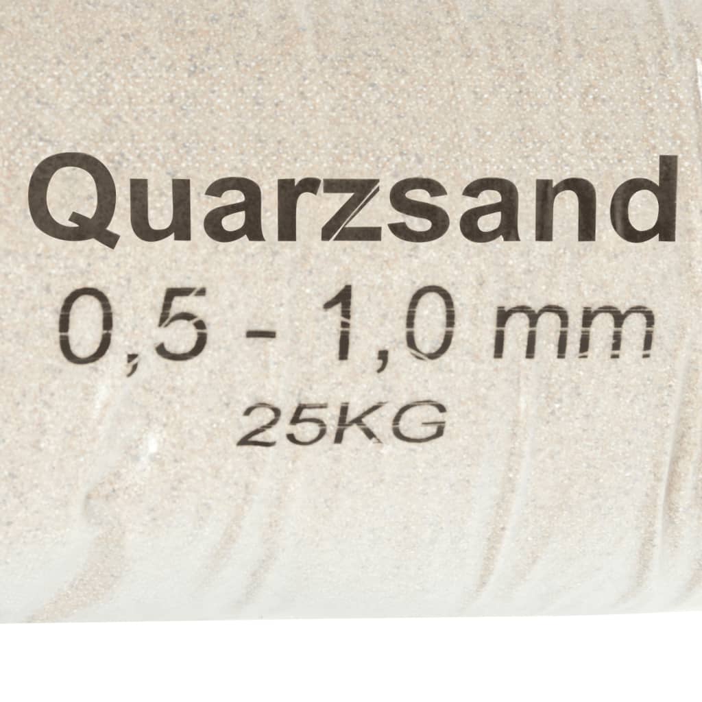 filtersand 25 kg 0,5-1,0 mm