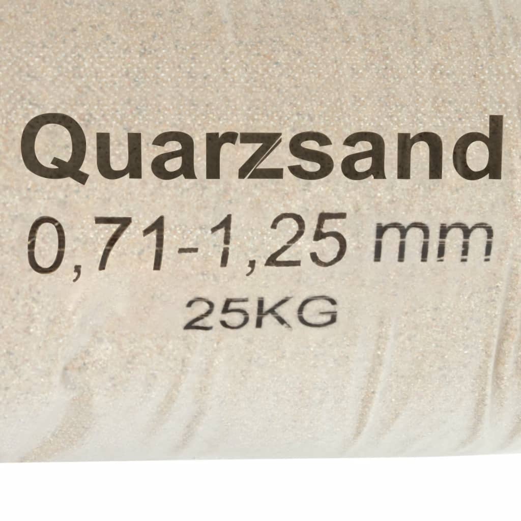 filtersand 25 kg 0,71-1,25 mm