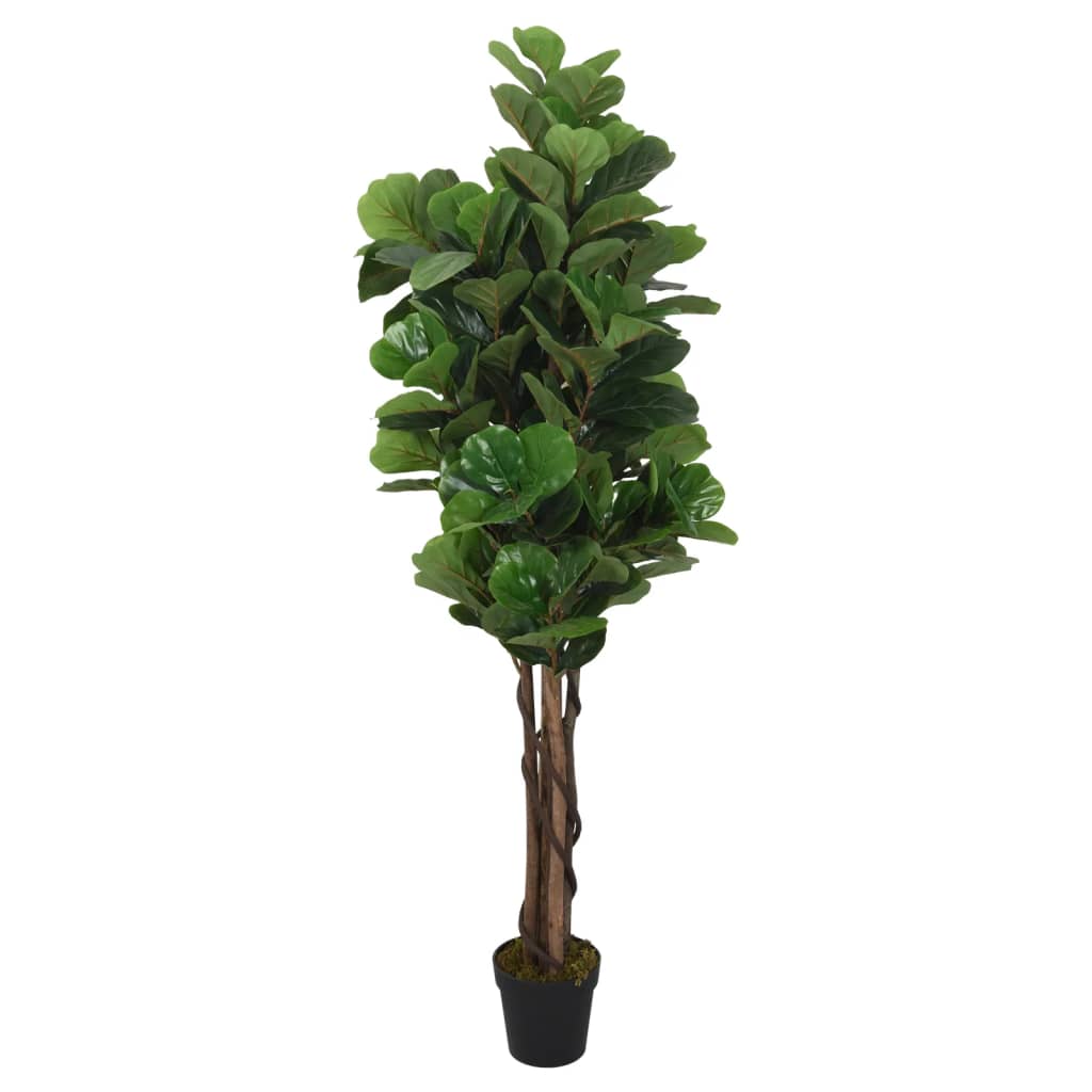 kunstig violinfigen 96 blade 80 cm grøn