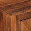 skuffeskab honningbrun 70x35x70 cm massivt træ akacie