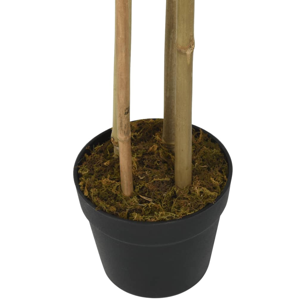 kunstigt bambustræ 988 blade 150 cm grøn