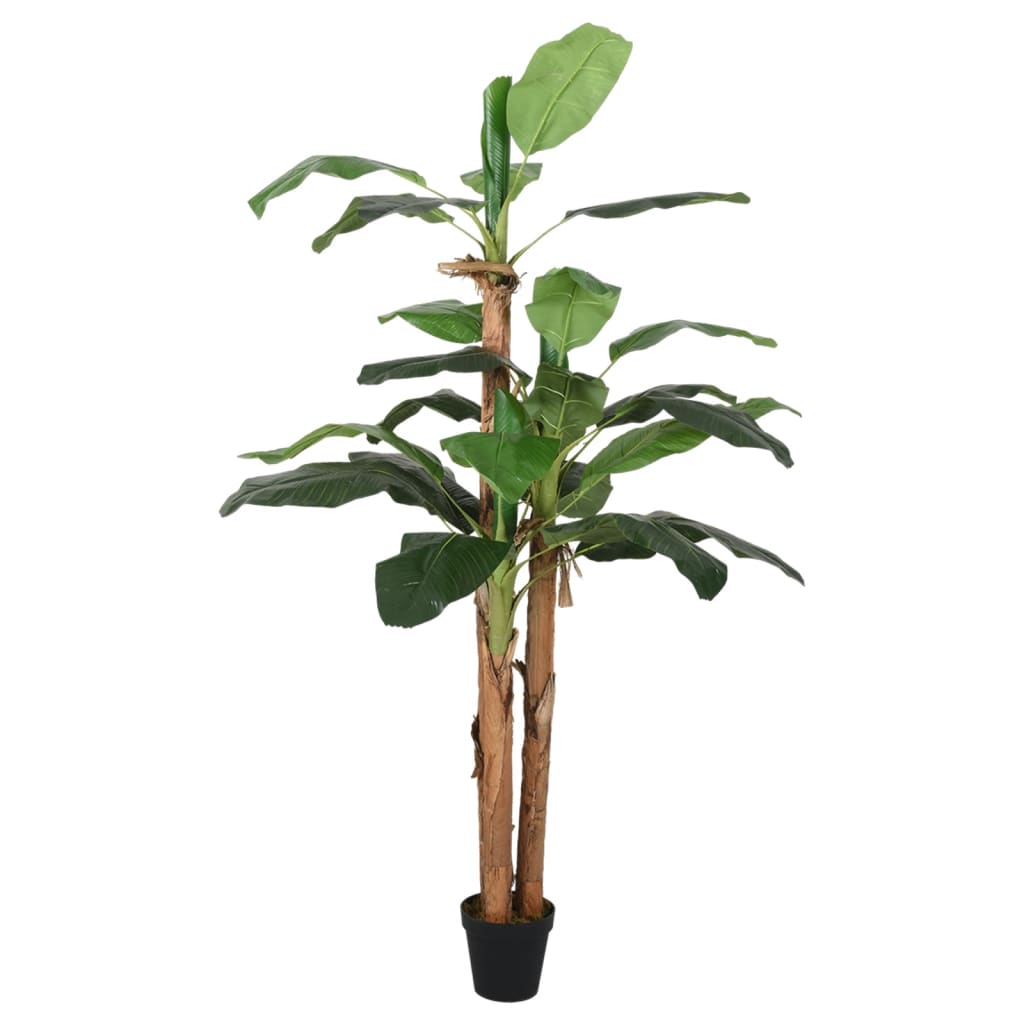 kunstigt banantræ 22 blade 200 cm grøn