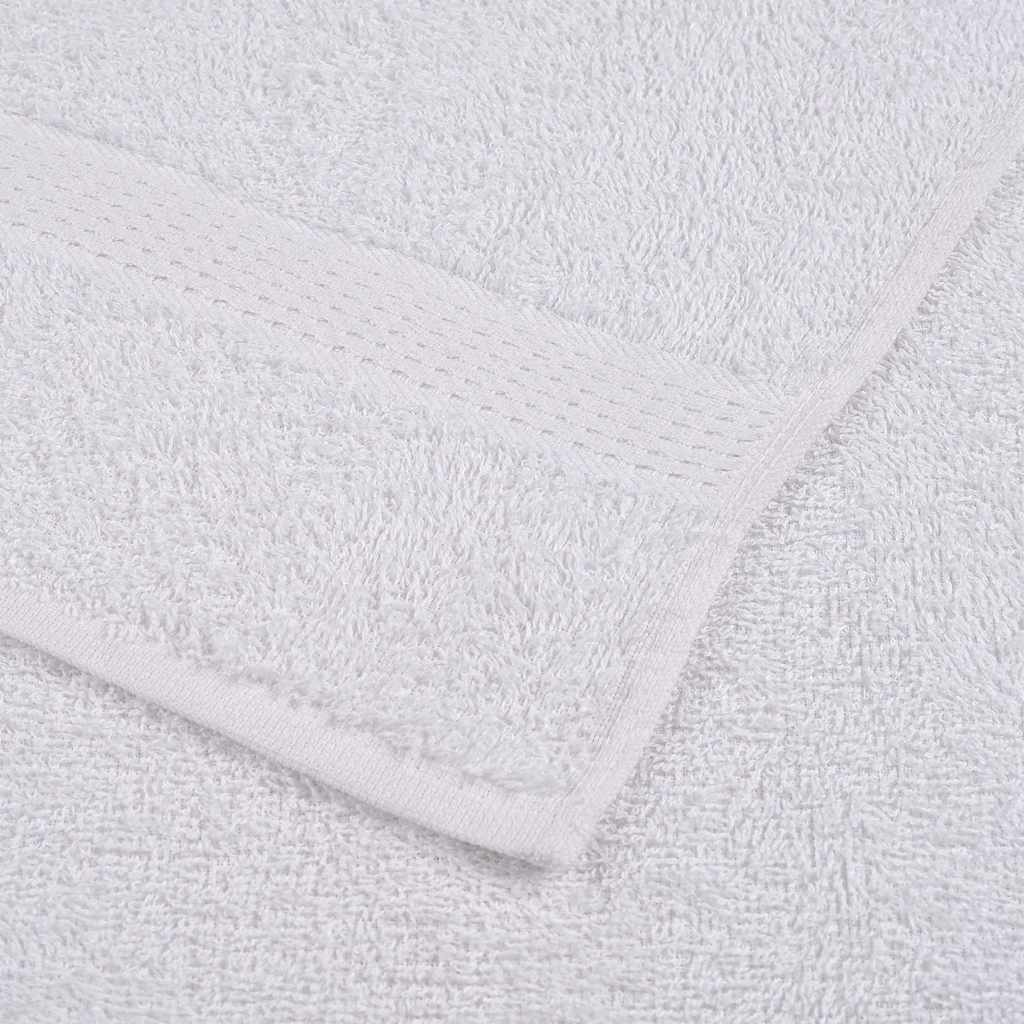 gæstehåndklæder FROGN 10 stk. hvid 30x50 cm 360 gsm
