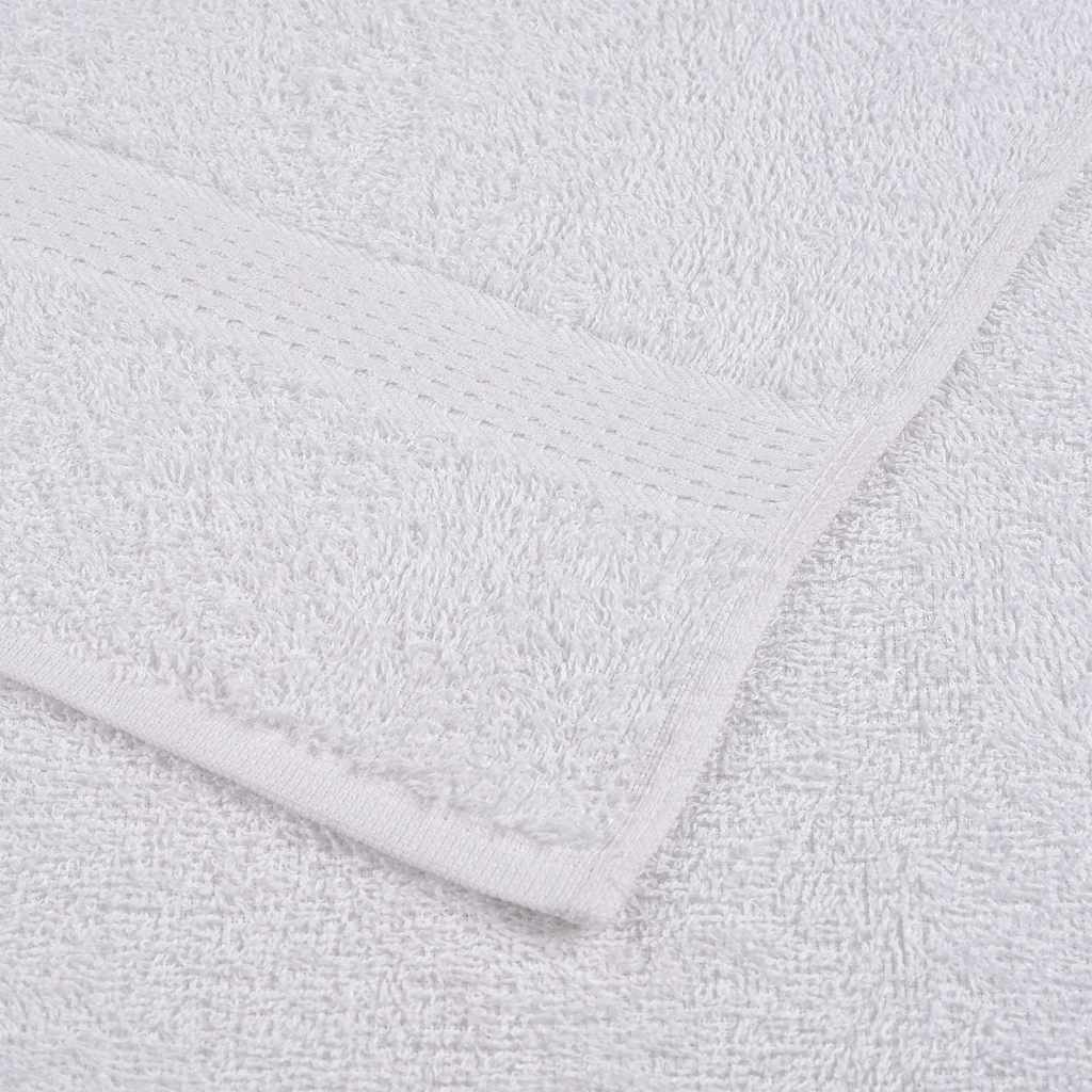 saunahåndklæder FROGN 10 stk. hvid 80x200 cm 360 gsm