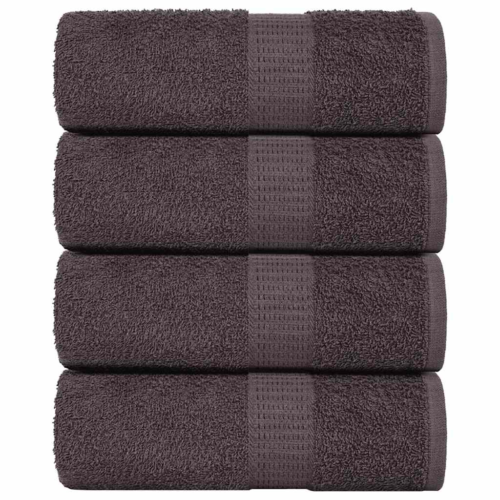 vaskeklude FROGN 4 stk. antracit 15x21 cm 360 g/m²