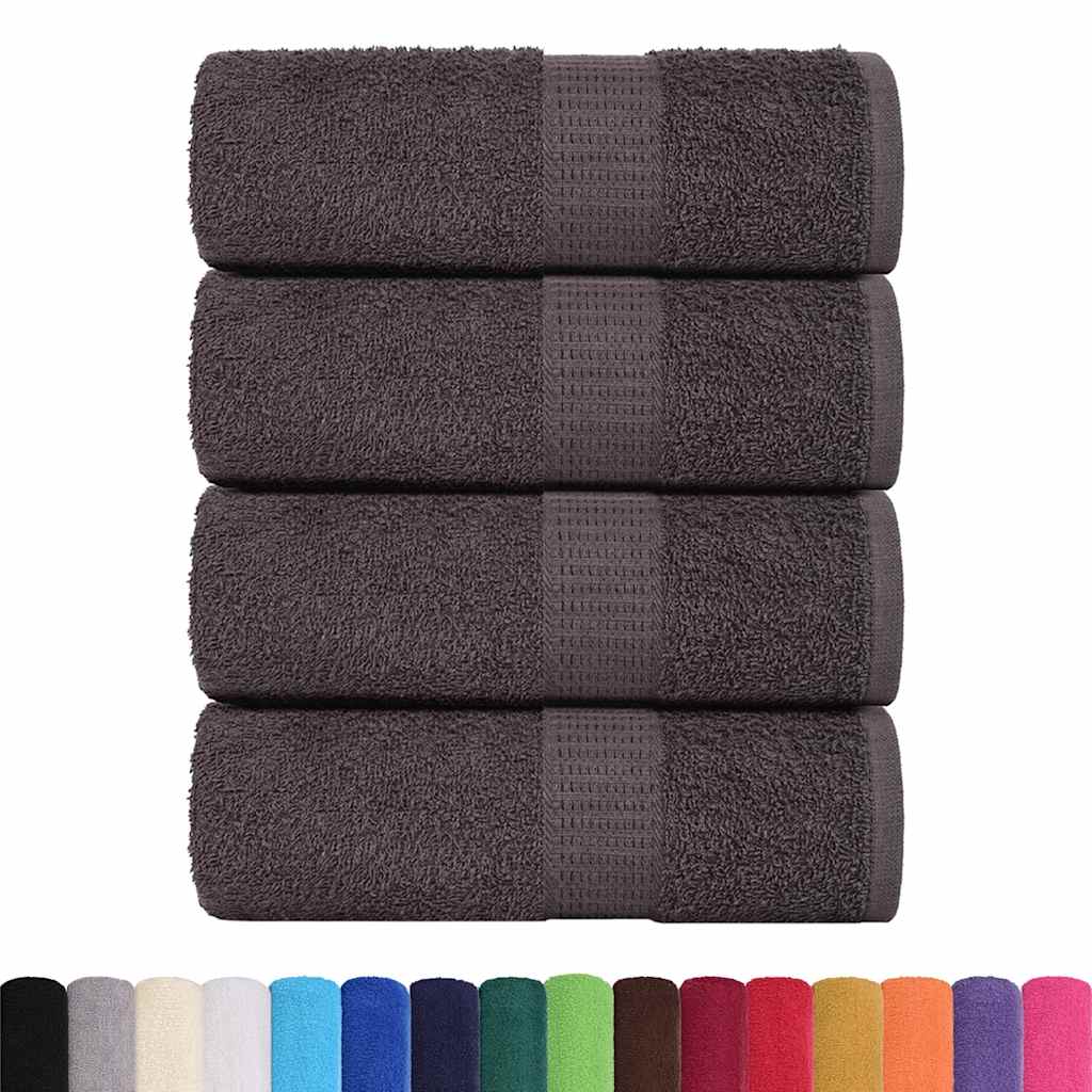 vaskeklude FROGN 4 stk. antracit 15x21 cm 360 g/m²