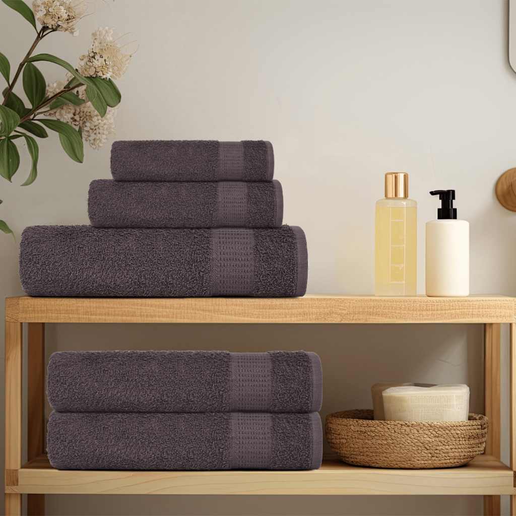 vaskeklude FROGN 4 stk. antracit 15x21 cm 360 g/m²