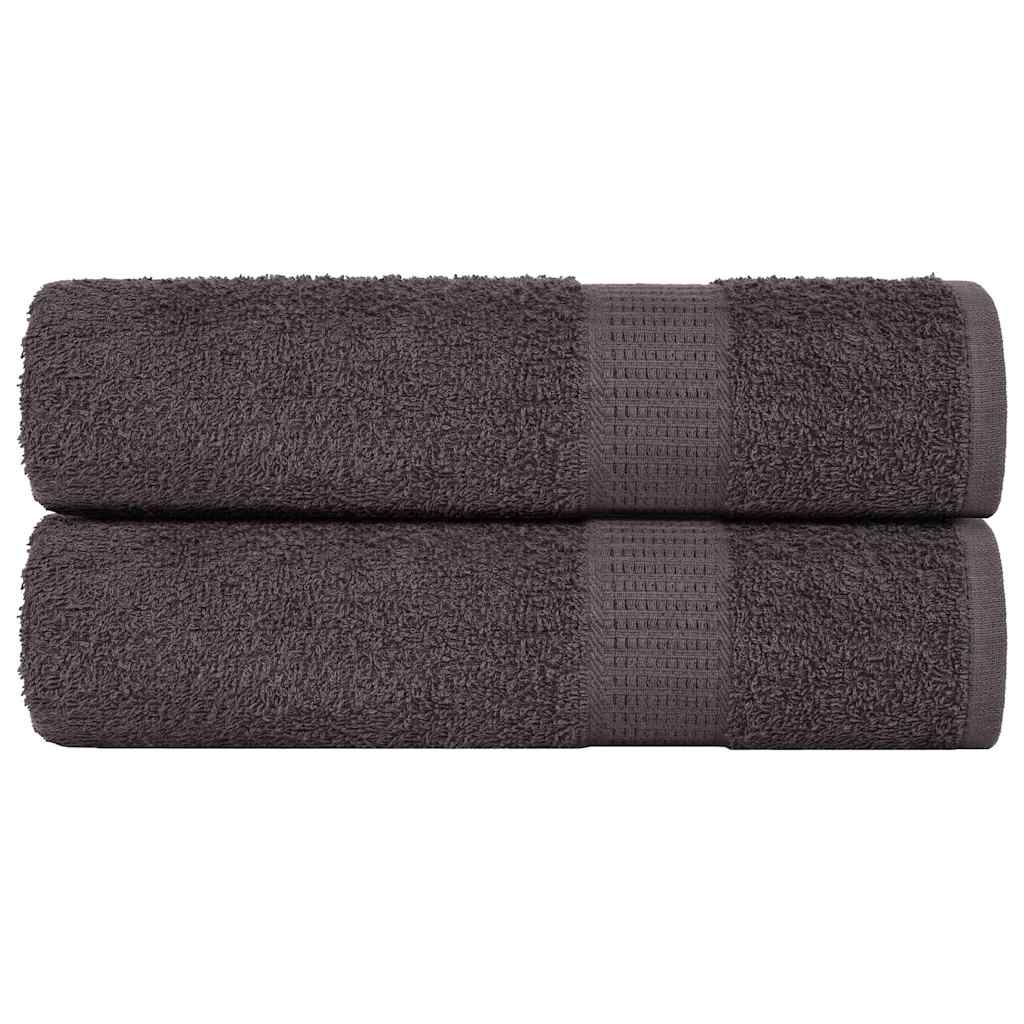 brusehåndklæder FROGN 2 stk. antracit 70x140 cm 360 g/m²
