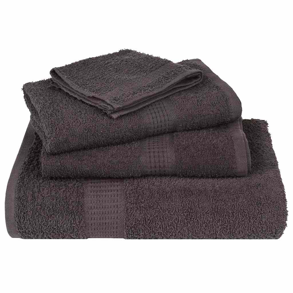 brusehåndklæder FROGN 2 stk. antracit 70x140 cm 360 g/m²