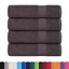 brusehåndklæder FROGN 4 stk. antracit 70x140 cm 360 g/m²