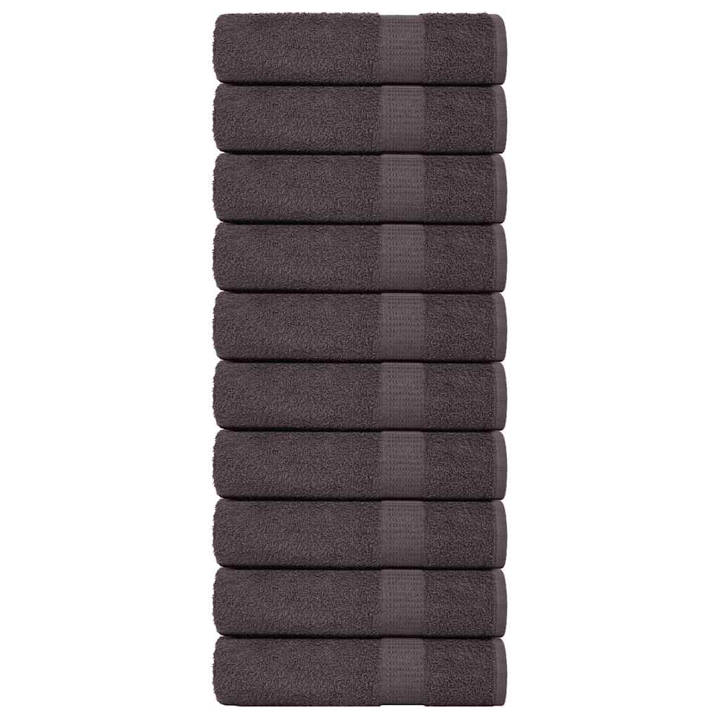 badehåndklæder FROGN 10 stk. antracit 100x150 cm 360 g/m²