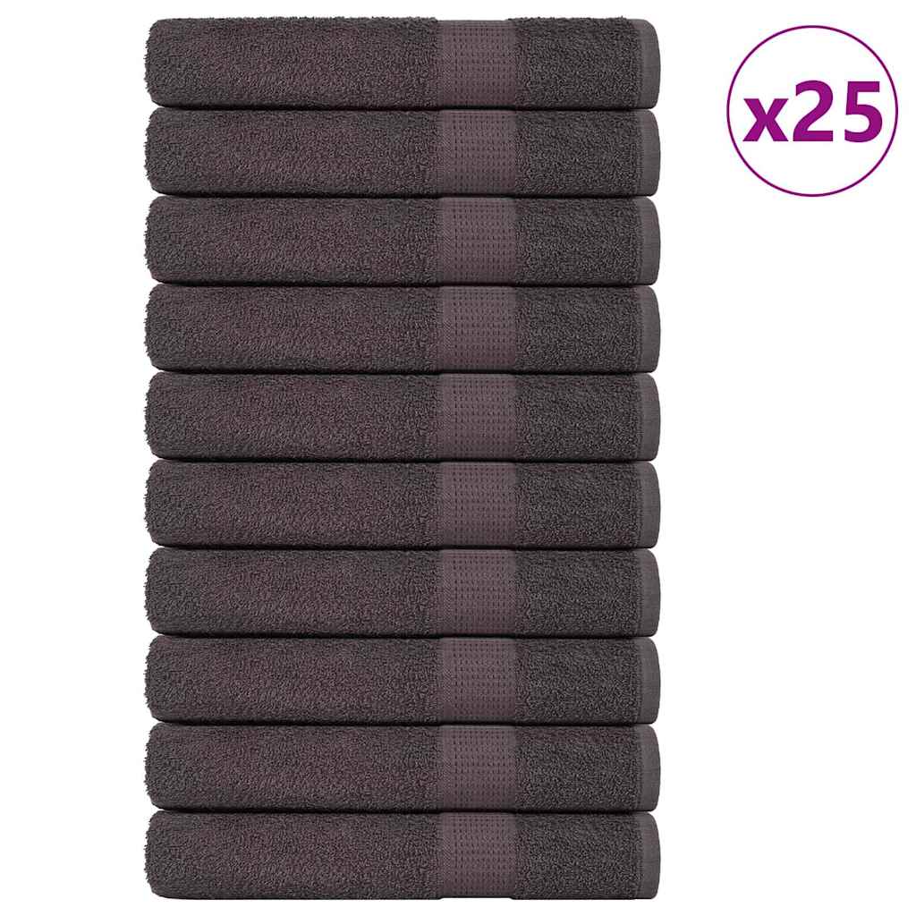 saunahåndklæder FROGN 25 stk. antracit 80x200 cm 360 g/m²