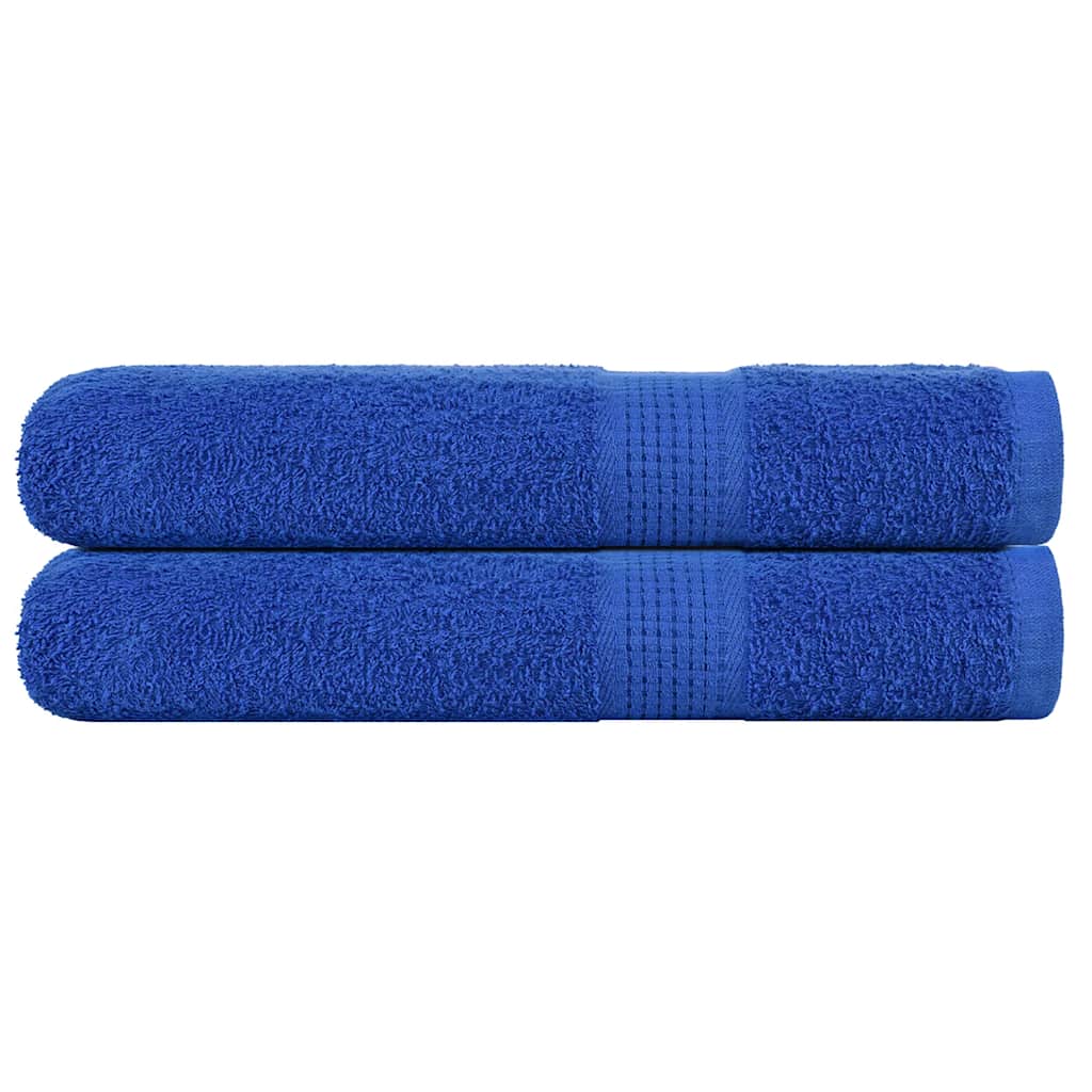 saunahåndklæder FROGN 2 stk. blå 80x200 cm 360 gsm