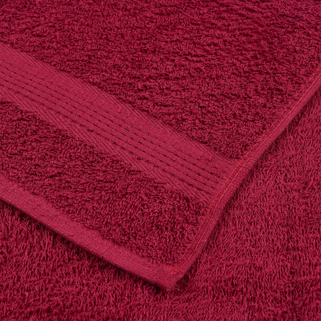 vaskehåndklæder FROGN 2 stk. bordeaux 30x30 cm 360 gsm