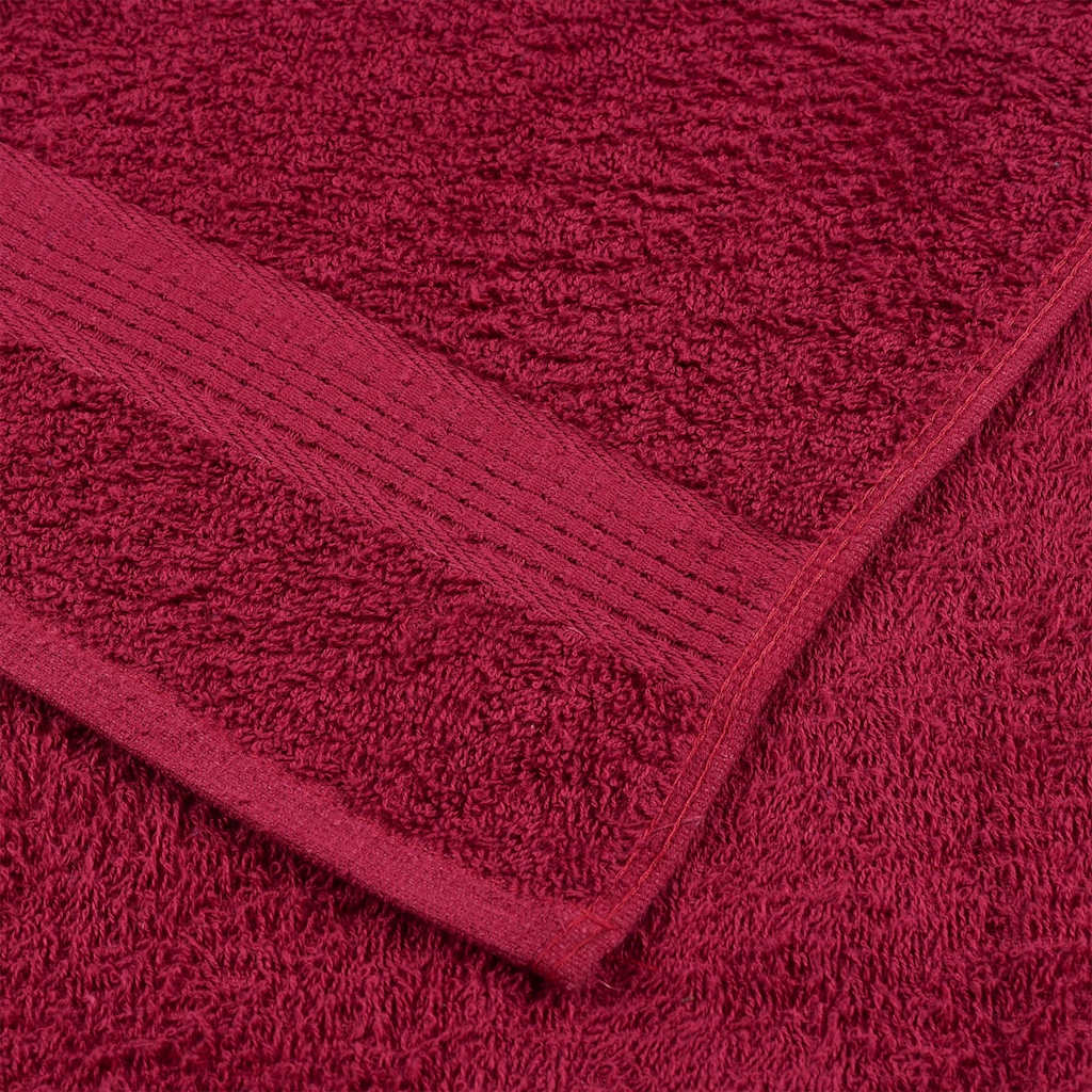 håndklæder FROGN 2 stk. bordeaux 50x100 cm 360 gsm
