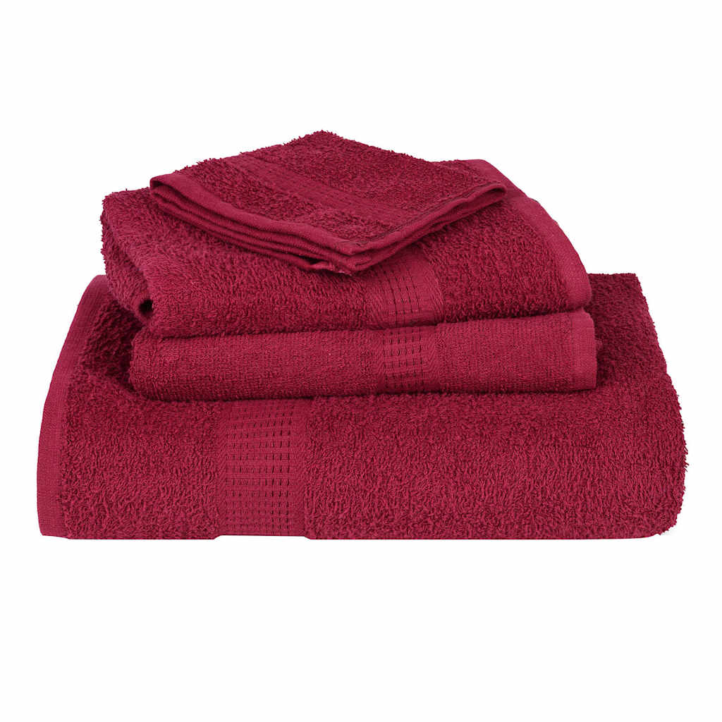 badehåndklæder FROGN 10 stk bordeaux 70x140 cm 360 gsm